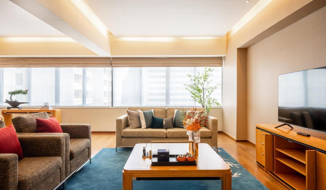 Shanghai Centre Serviced Apartment Buitenkant foto