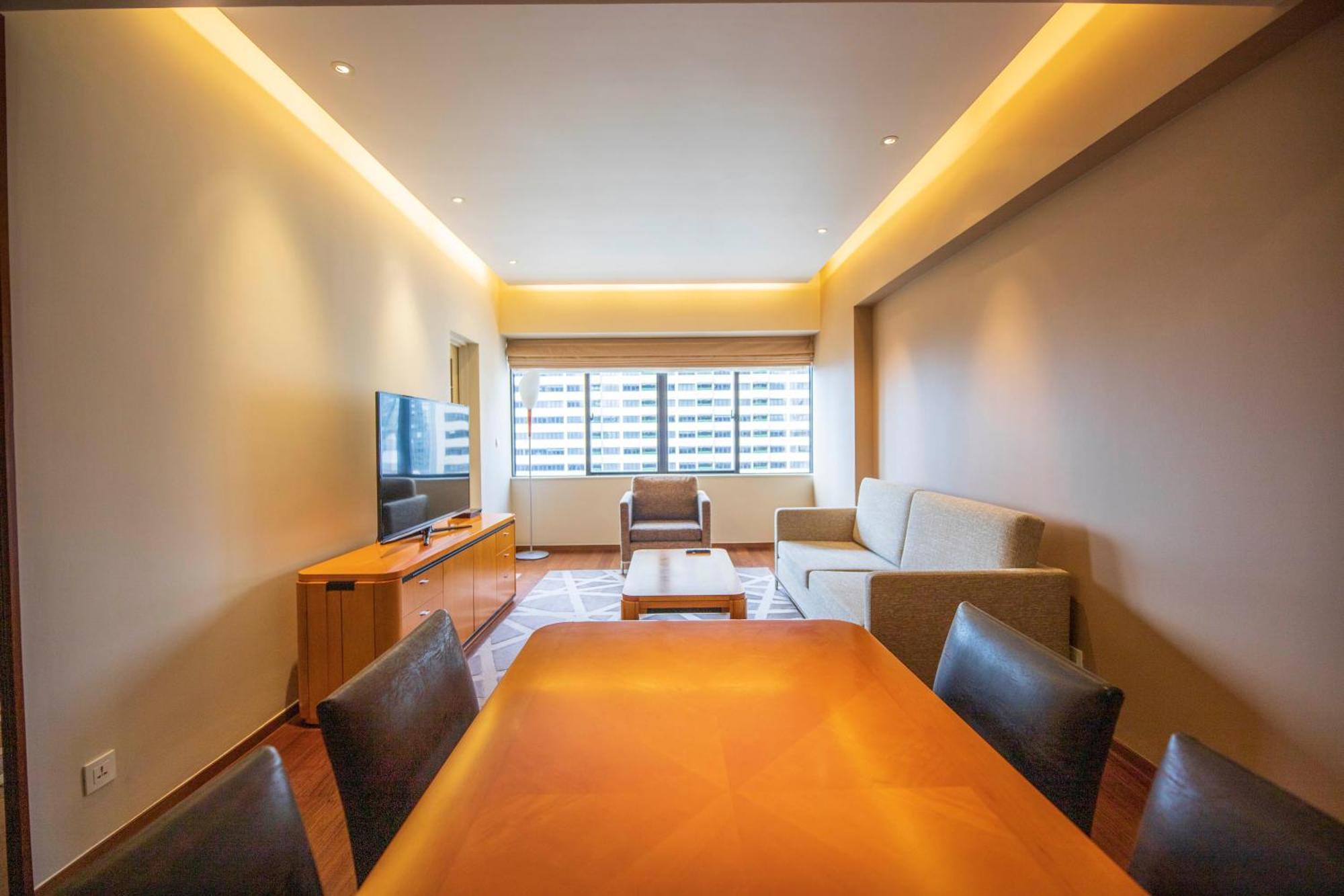 Shanghai Centre Serviced Apartment Buitenkant foto