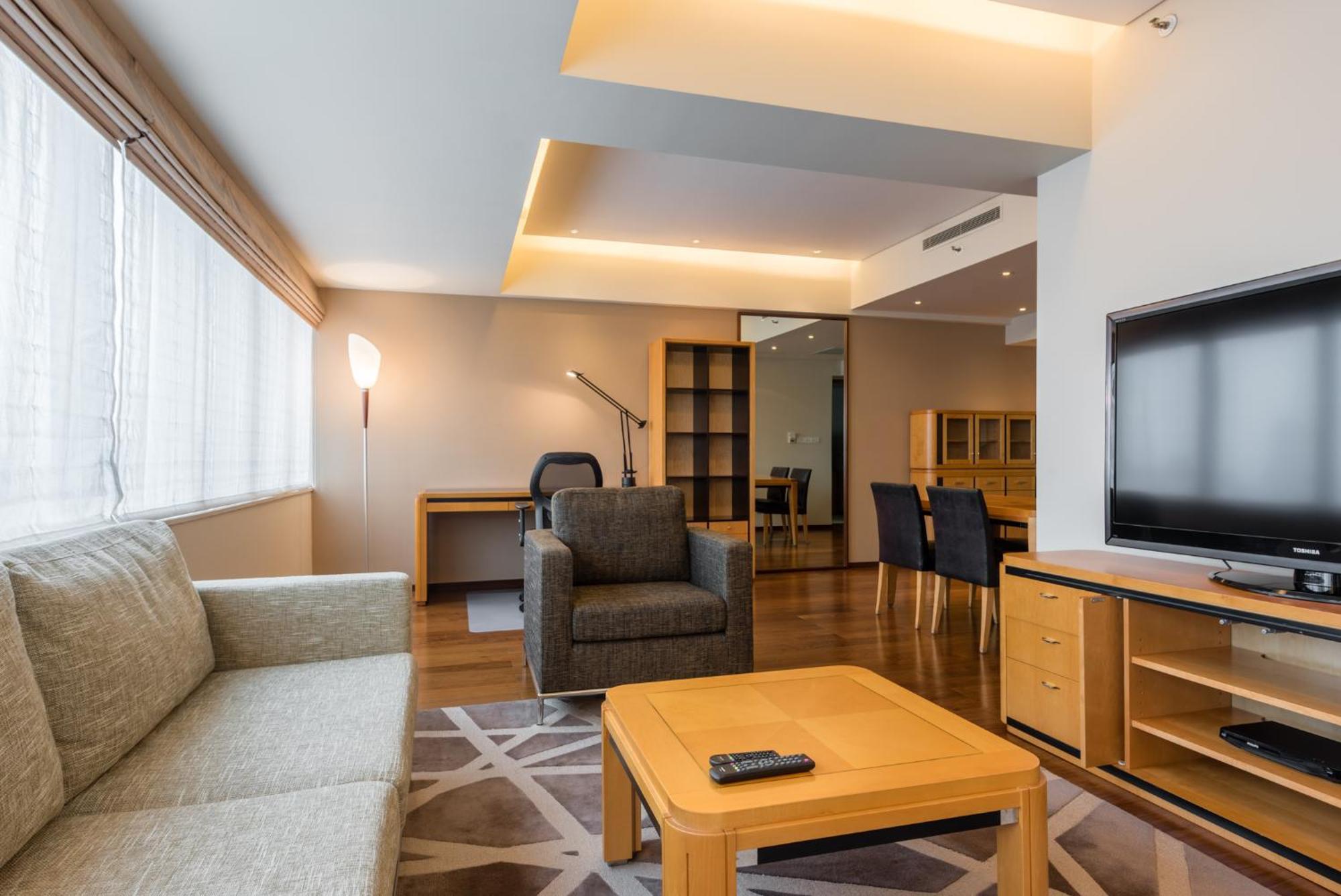 Shanghai Centre Serviced Apartment Buitenkant foto