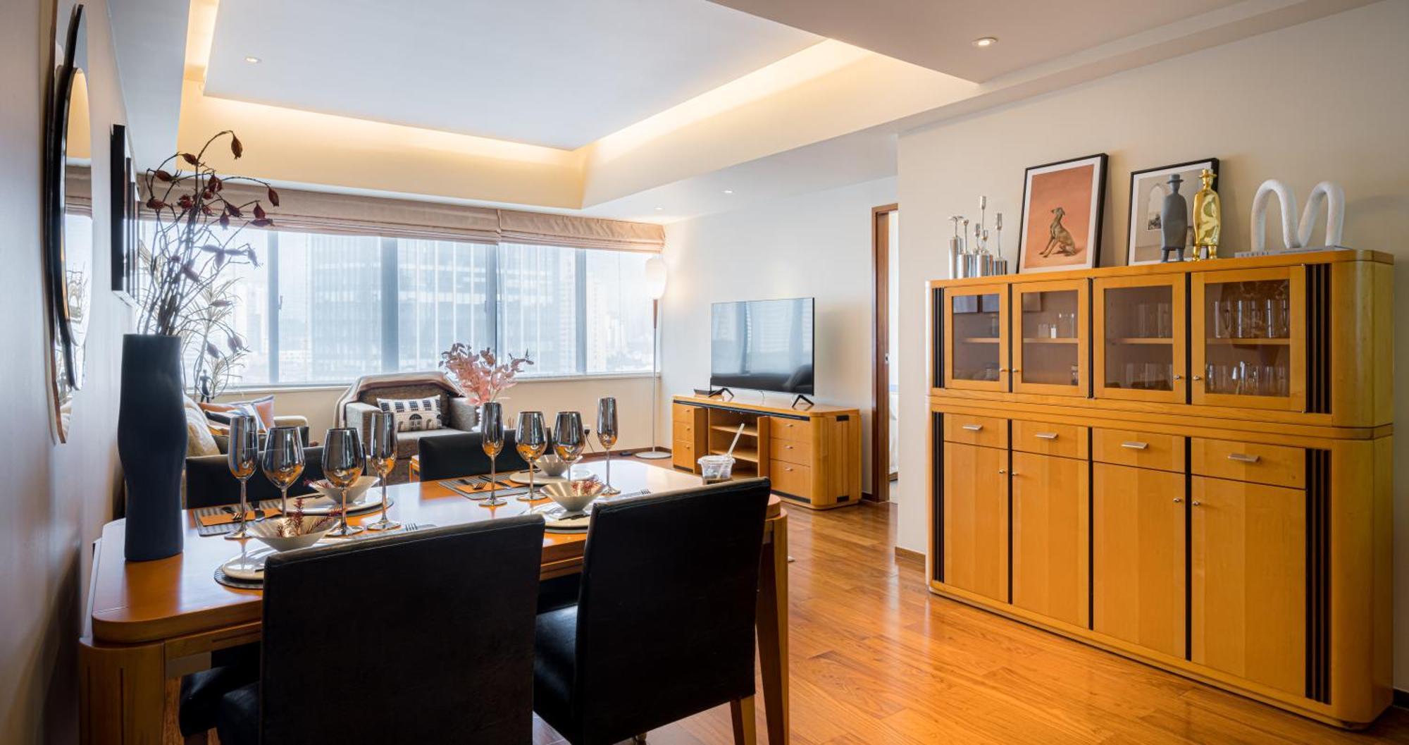 Shanghai Centre Serviced Apartment Buitenkant foto