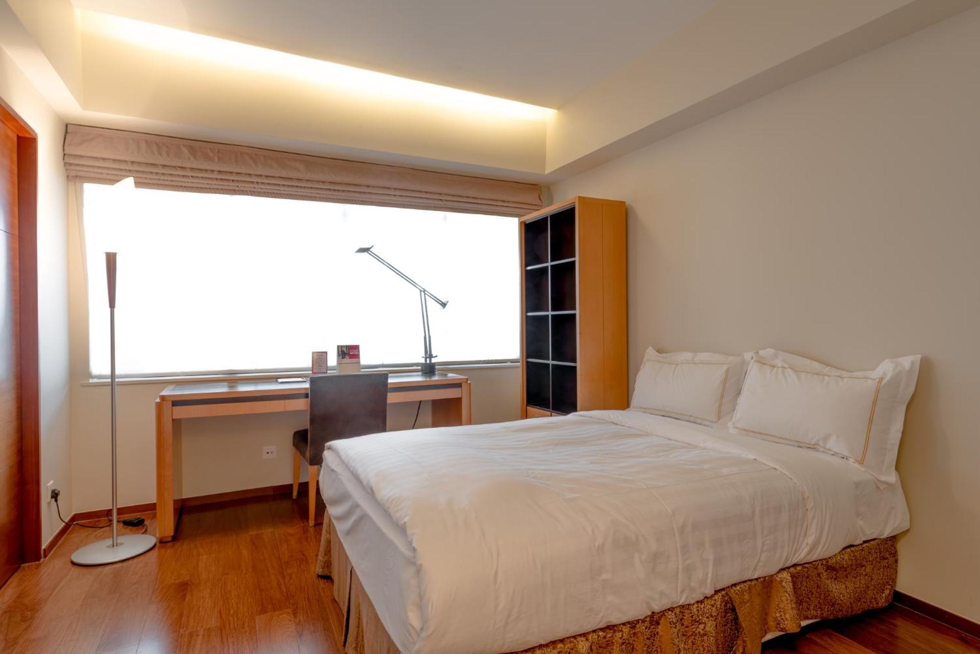 Shanghai Centre Serviced Apartment Buitenkant foto