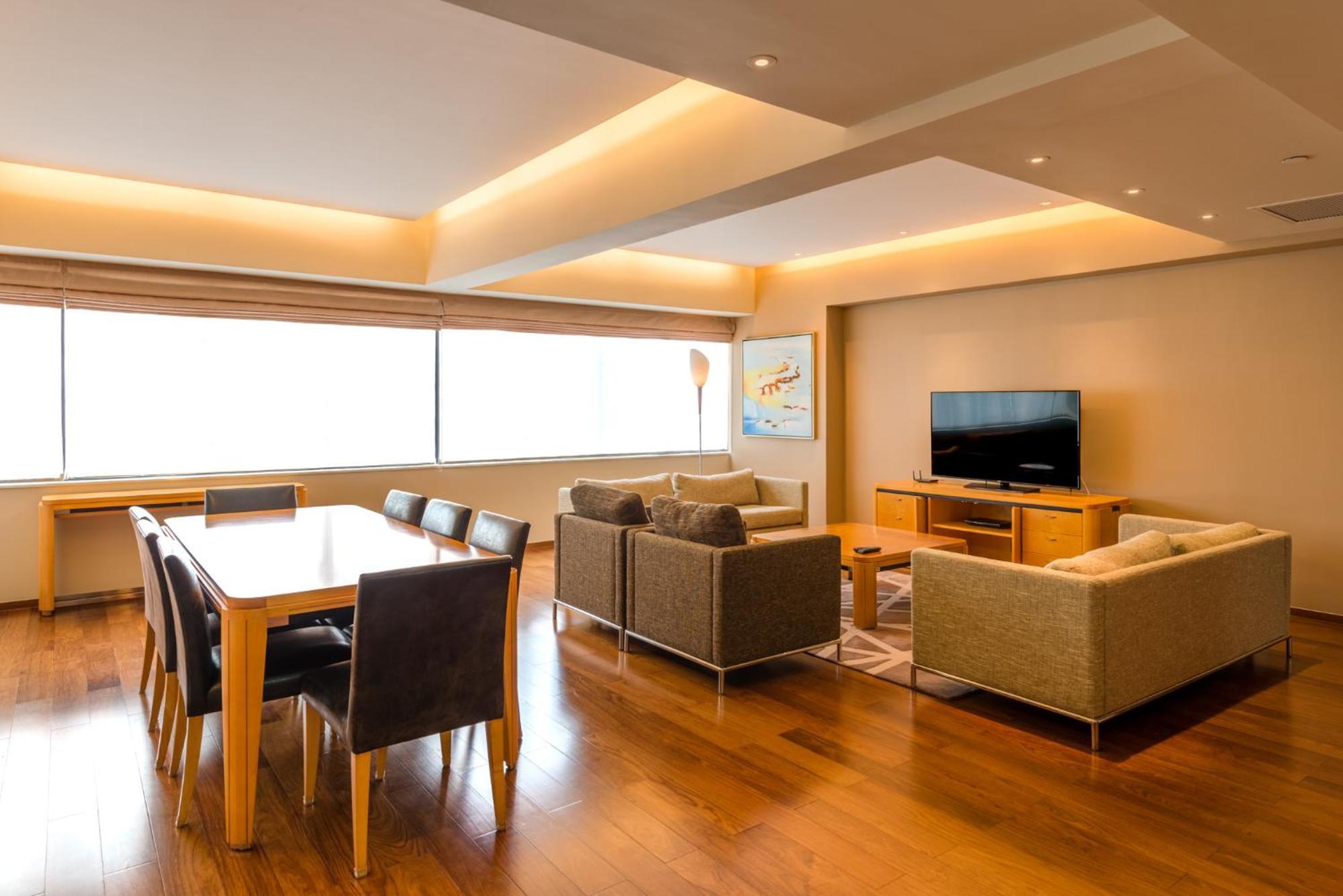 Shanghai Centre Serviced Apartment Buitenkant foto