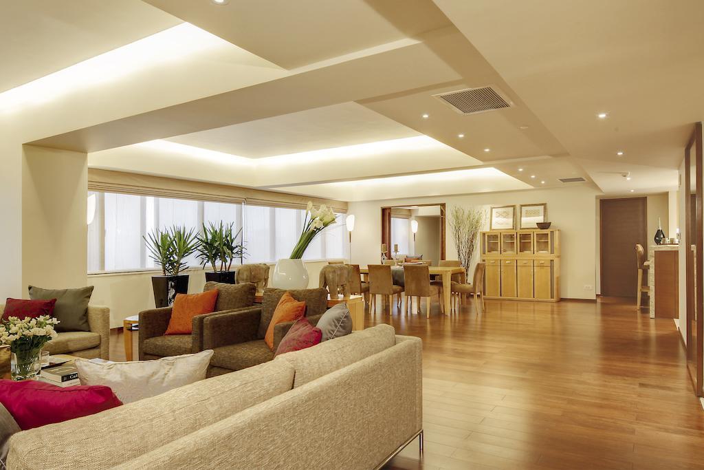 Shanghai Centre Serviced Apartment Buitenkant foto